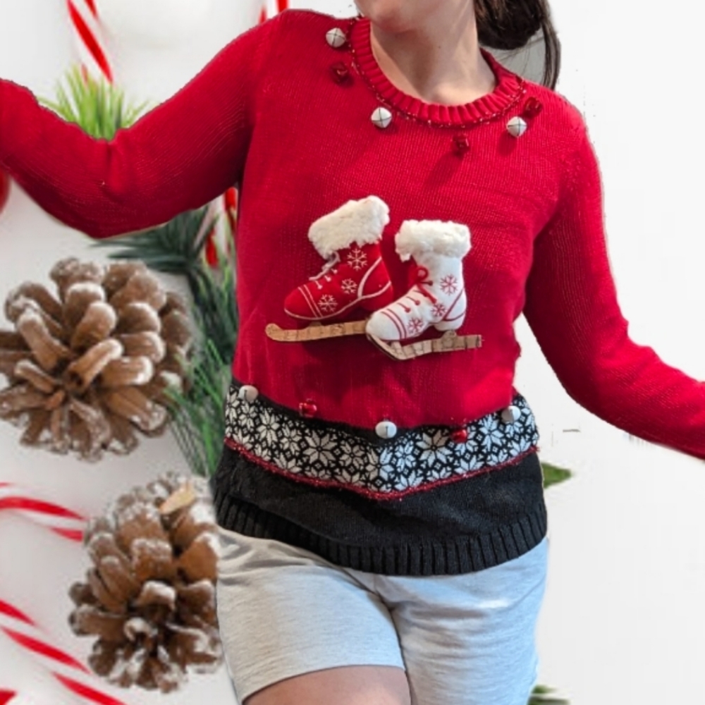 CUSTOM Ugly Christmas Sweater ⛸️🎄